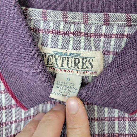 Lot of Polo Shirts Mens Sz Medium Y2k Grunge Preppy School University College - Picture 8 of 9